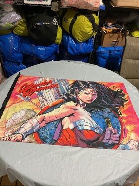 DC Wonder Woman wall decor- Red, Blue, Yellow, Pink